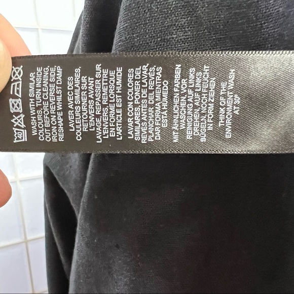 ASOS Off the Shoulder Black Dress - Picture 8 of 9